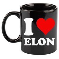 I Love Elon 11oz C Handle Ceramic Mug