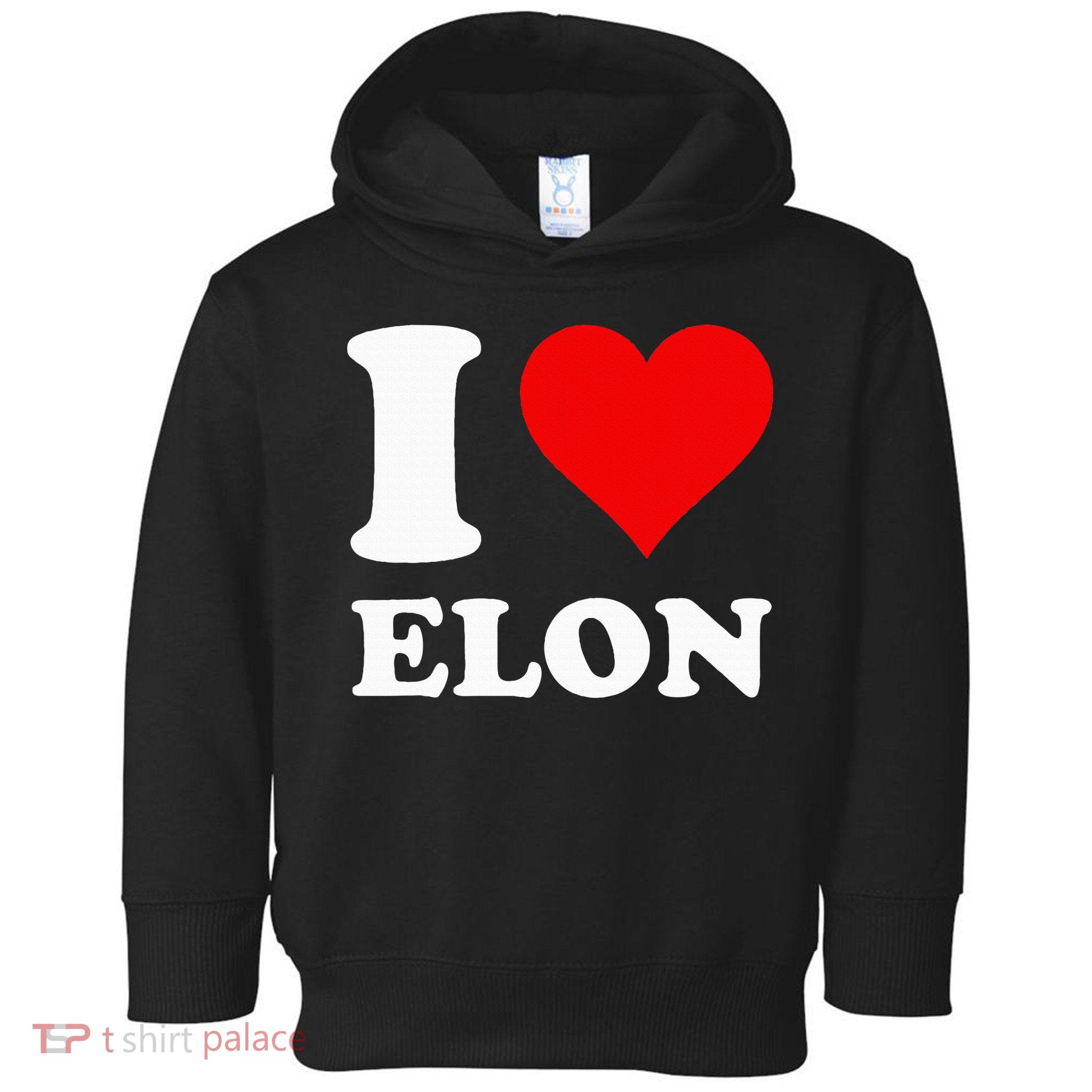 I Love Elon Toddler Hoodie