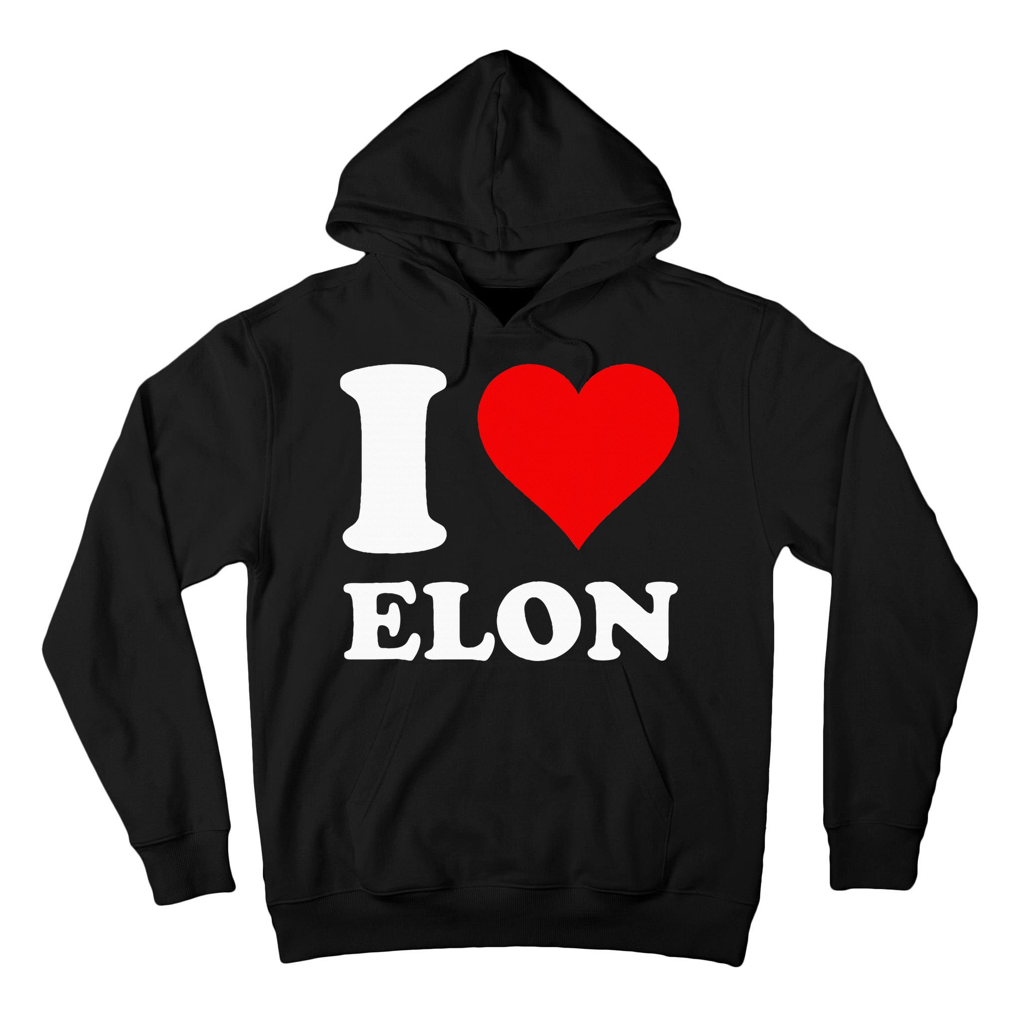 I Love Elon Tall Hoodie