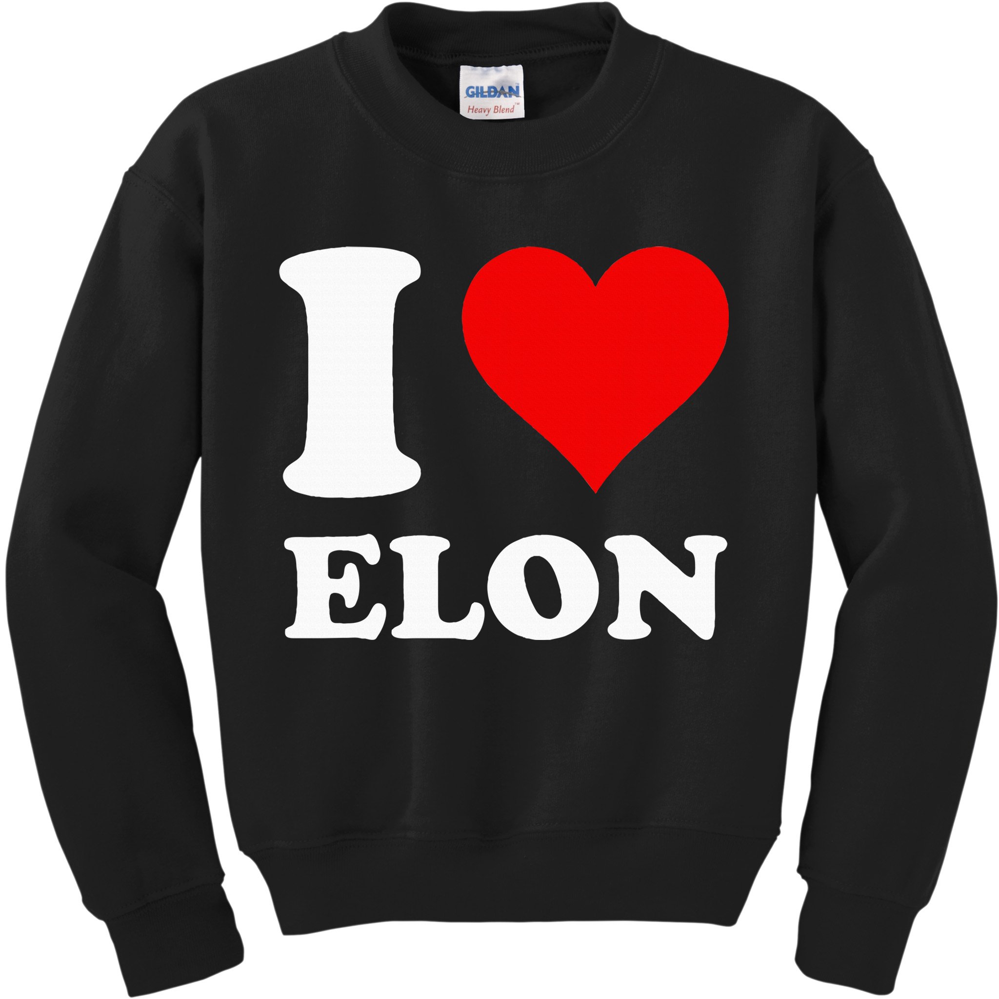I Love Elon Kids Sweatshirt