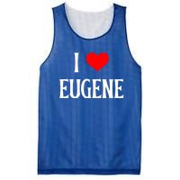 I Love Eugene I Heart Eugene Or Usa Holiday Travel Souvenir Gift Mesh Reversible Basketball Jersey Tank