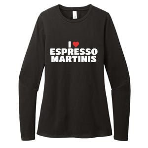 I Love Espresso Martinis funny sayings Womens CVC Long Sleeve Shirt