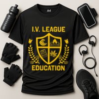 Iv League Education I Partied In Isla Vista Cooling Performance Crew T-Shirt