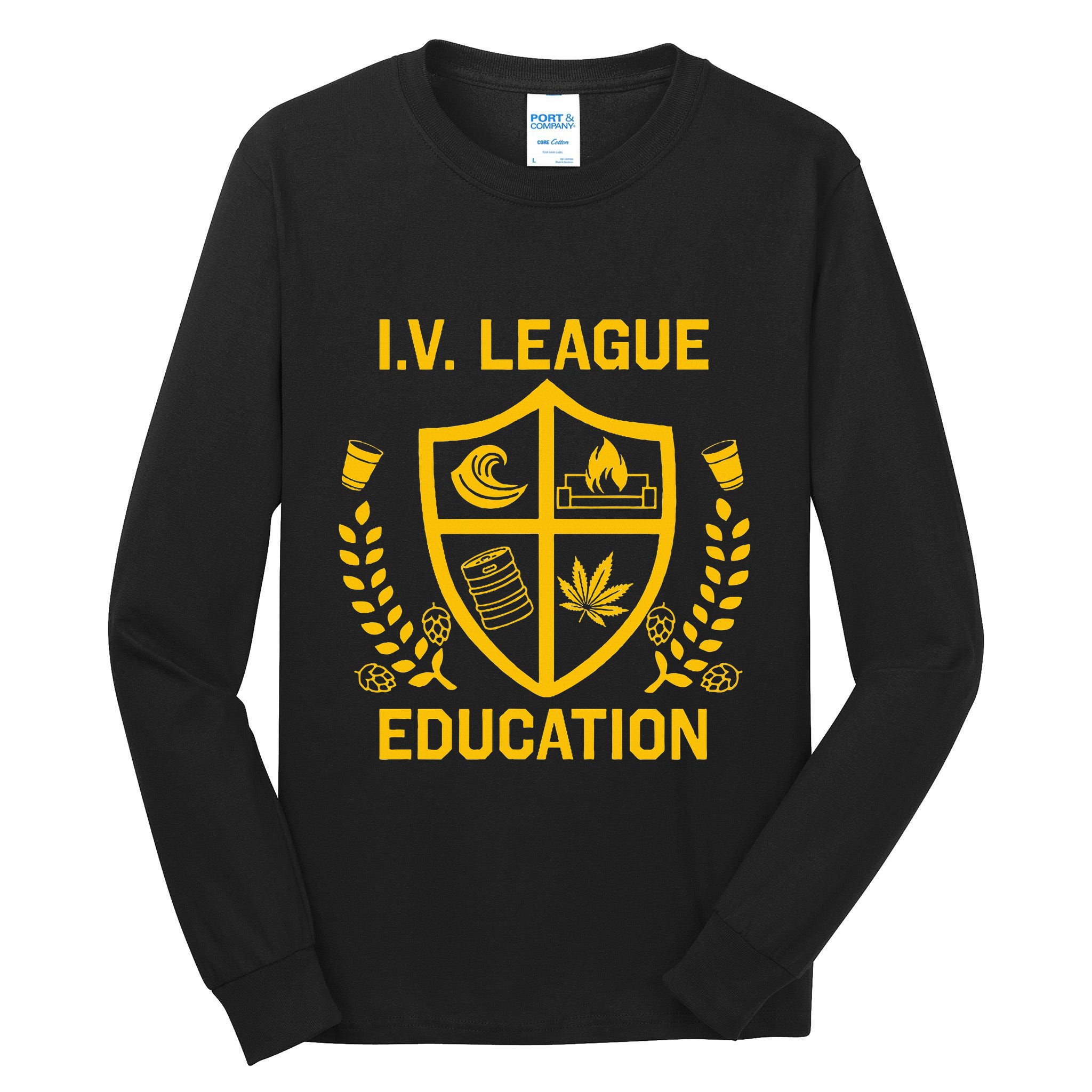 Iv League Education I Partied In Isla Vista Tall Long Sleeve T-Shirt