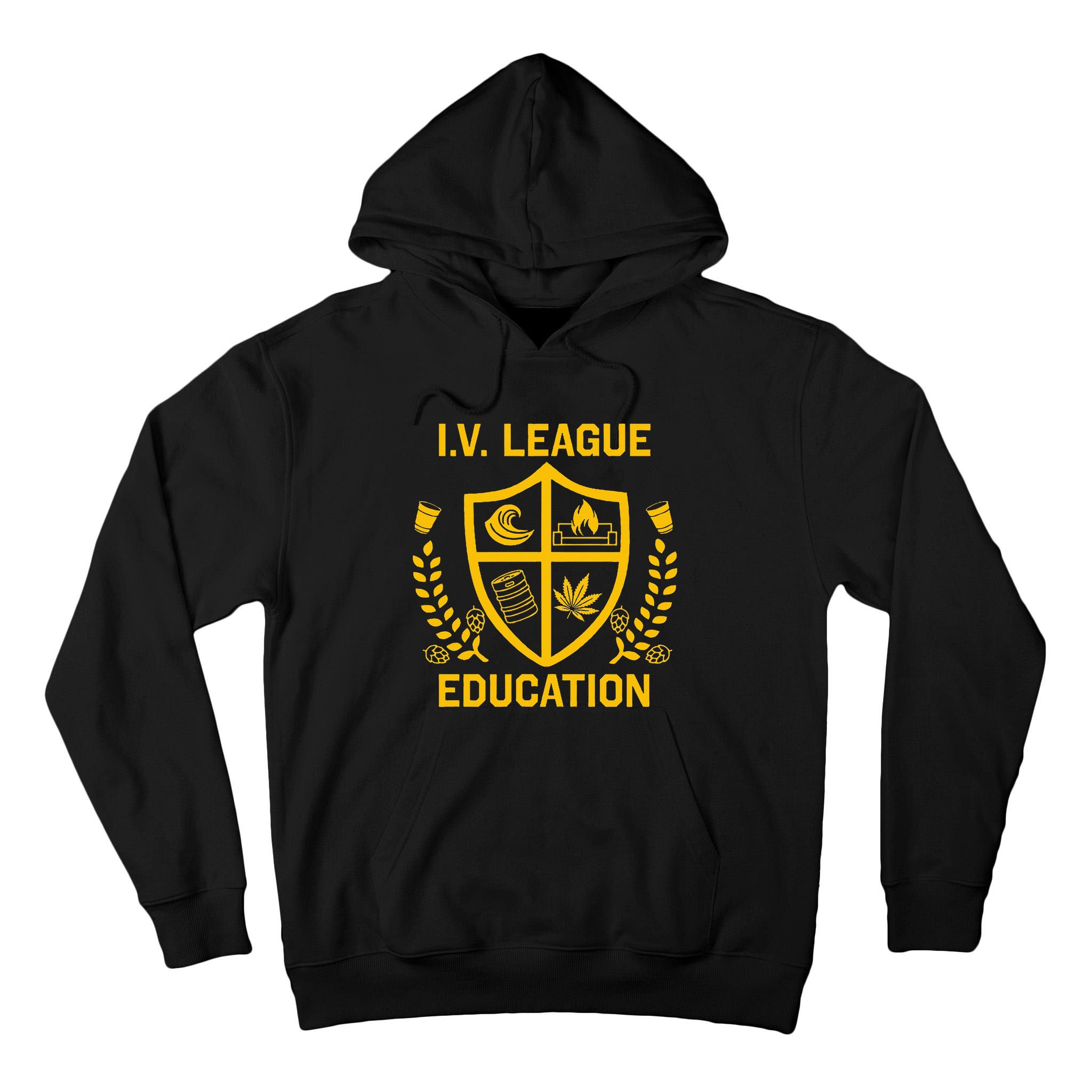 Iv League Education I Partied In Isla Vista Tall Hoodie