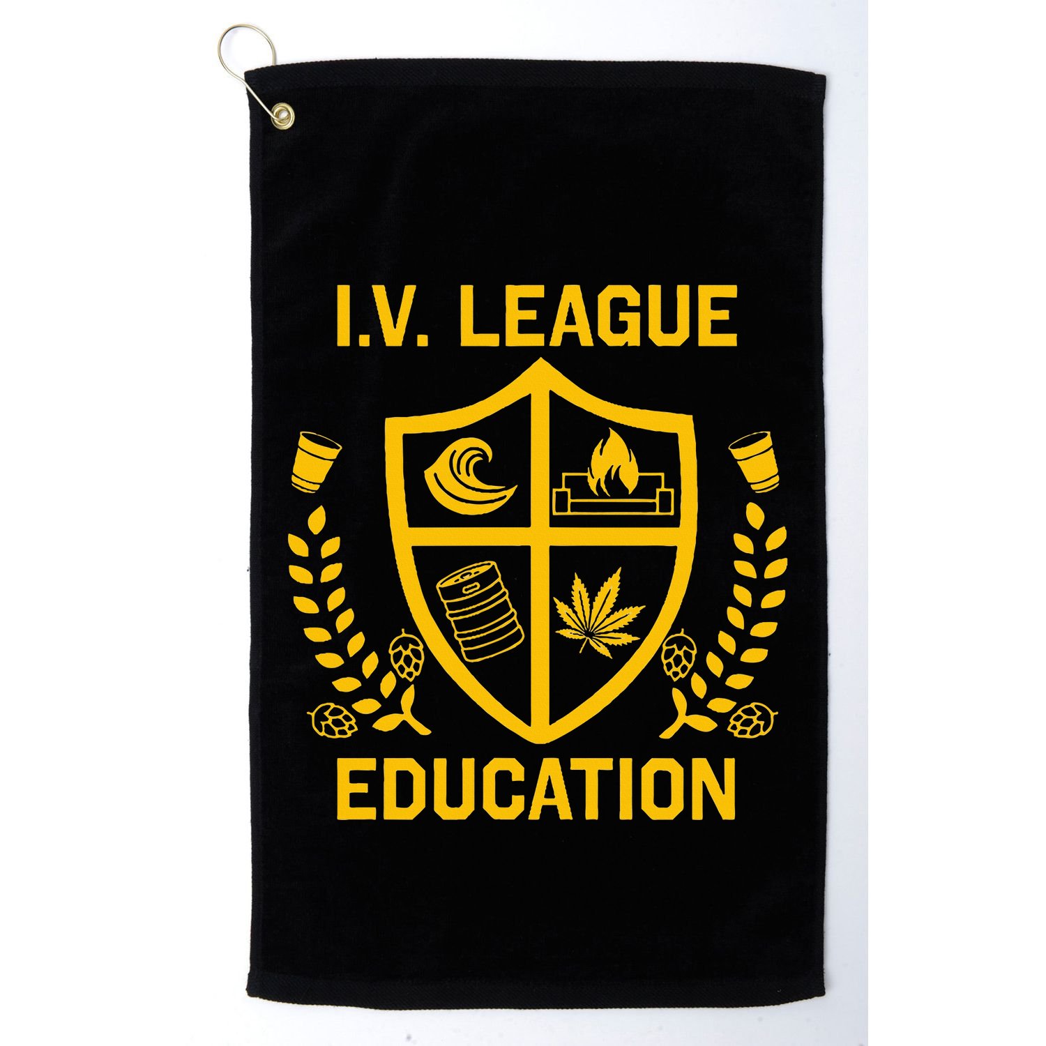 Iv League Education I Partied In Isla Vista Golf Towel