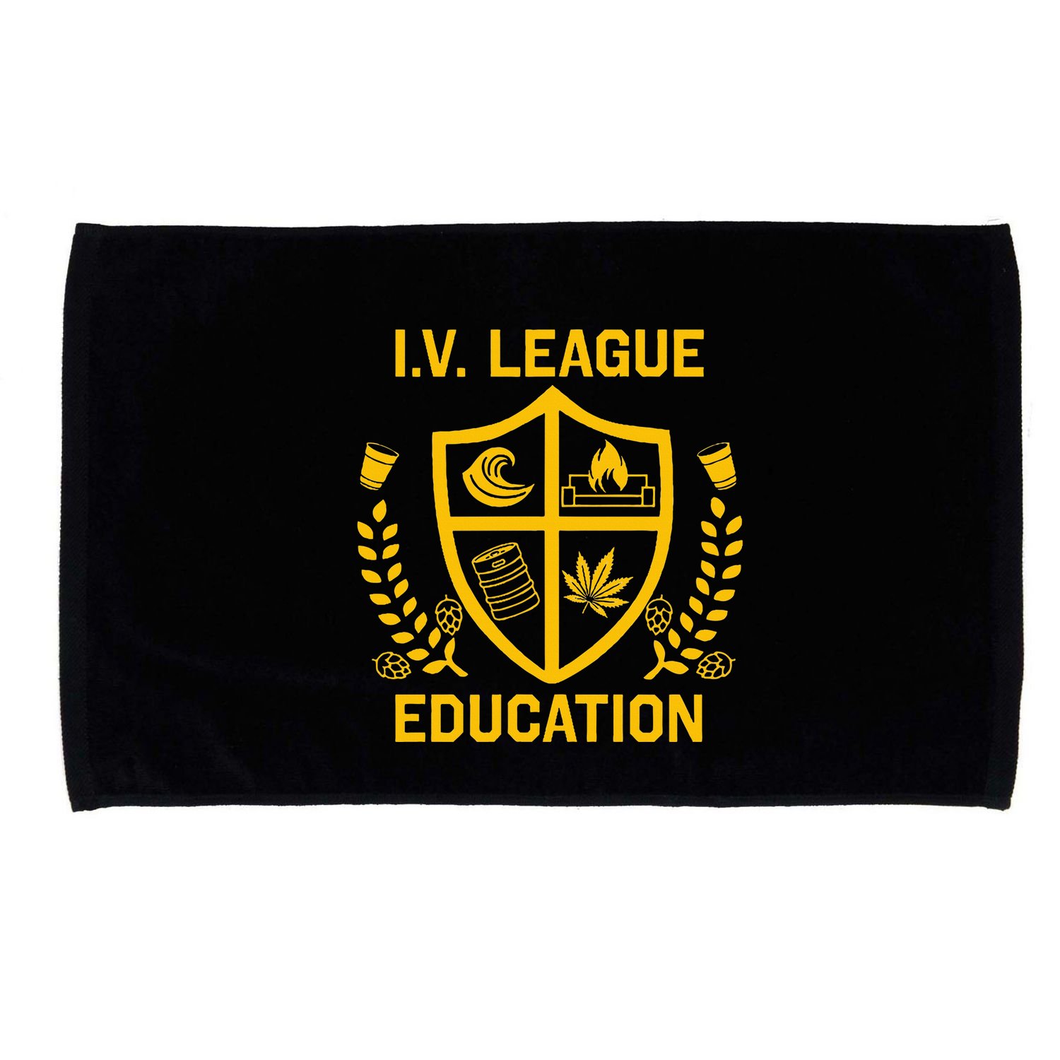 Iv League Education I Partied In Isla Vista Microfiber Hand Towel