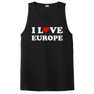 I Love Europe Great Gift PosiCharge Competitor Tank