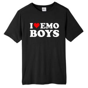 I Love Emo Boy Tall Fusion ChromaSoft Performance T-Shirt