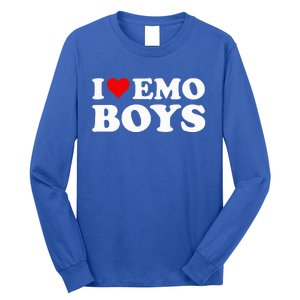 I Love Emo Boy Long Sleeve Shirt