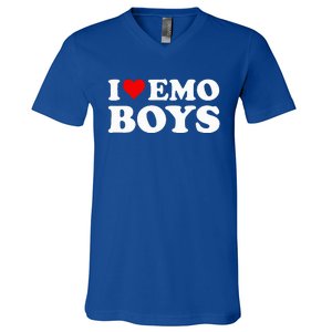 I Love Emo Boy V-Neck T-Shirt