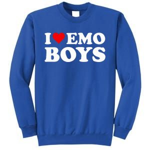 I Love Emo Boy Tall Sweatshirt