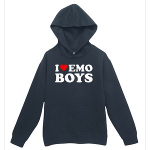 I Love Emo Boy Urban Pullover Hoodie