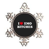 I Love Emo Bitches T Shirt I Heart Emo Tee Funny Emo Kid Metallic Star Ornament