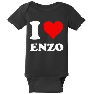 I Love Enzo Baby Bodysuit