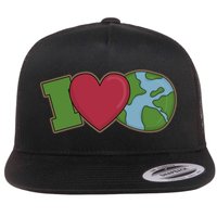 I Love Earth Nature Flatbill Hat