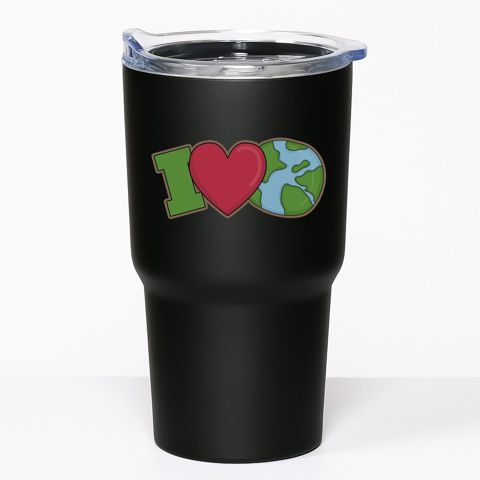 I Love Earth Nature Tumbler