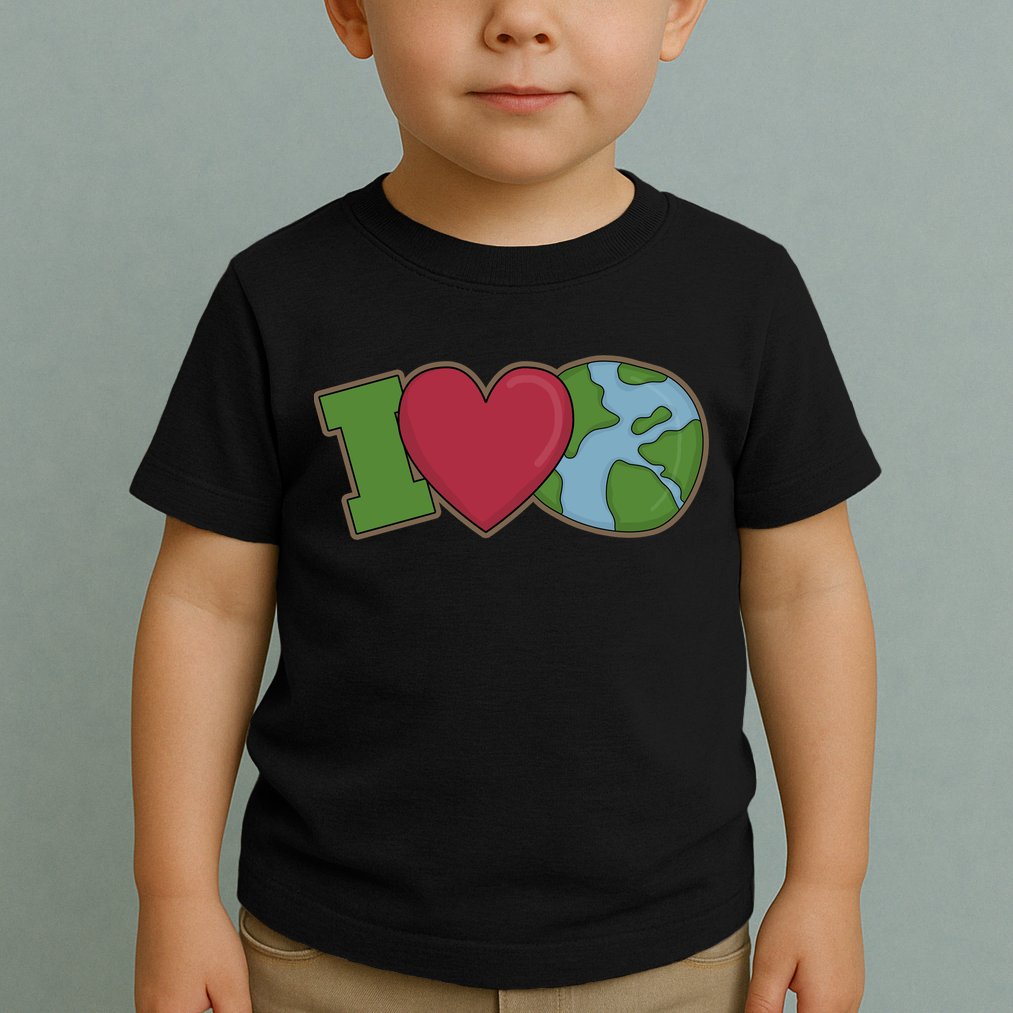 I Love Earth Nature Toddler T-Shirt