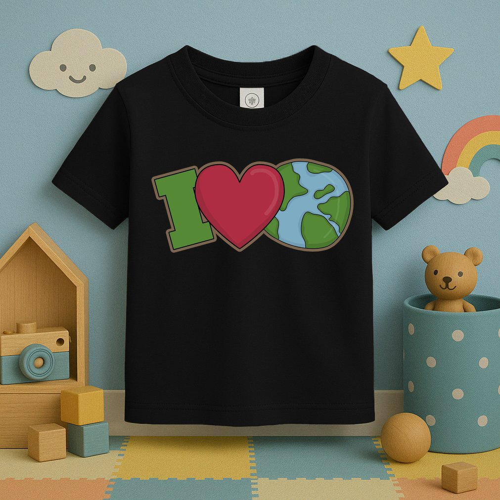 I Love Earth Nature Toddler T-Shirt