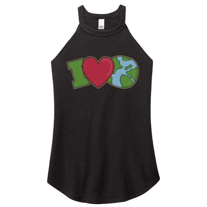 I Love Earth Nature Women's Perfect Tri Rocker Tank