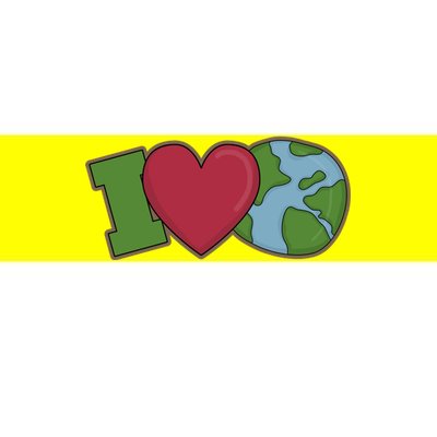 I Love Earth Nature Bumper Sticker