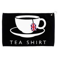 I Love English Tea Uk Flag Grommeted Golf Towel