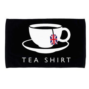 I Love English Tea Uk Flag Microfiber Hand Towel