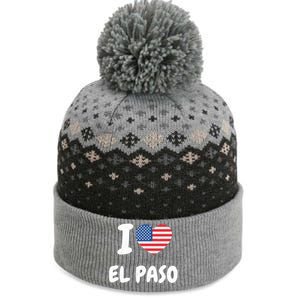 I Love El Paso Usa Gift The Baniff Cuffed Pom Beanie