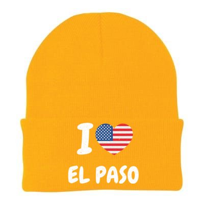 I Love El Paso Usa Gift Knit Cap Winter Beanie