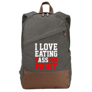 I Love Eating Ass Cotton Canvas Backpack