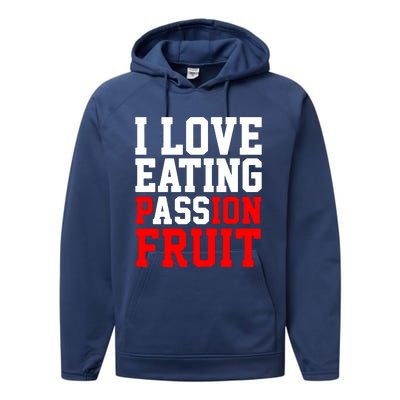 I Love Eating Ass Performance Fleece Hoodie