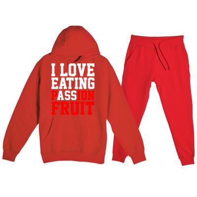 I Love Eating Ass Premium Hooded Sweatsuit Set