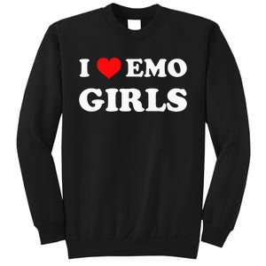 I Love Emo Sweatshirt