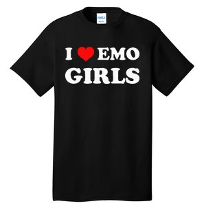 I Love Emo Tall T-Shirt