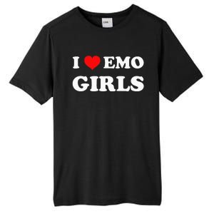 I Love Emo Tall Fusion ChromaSoft Performance T-Shirt