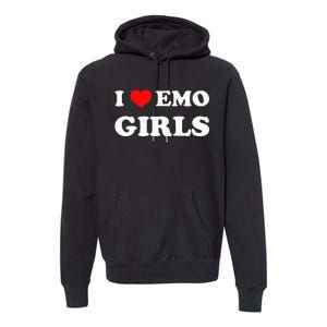 I Love Emo Premium Hoodie