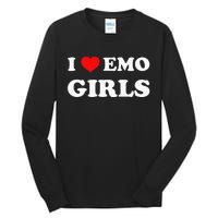 I Love Emo Tall Long Sleeve T-Shirt