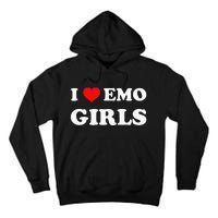 I Love Emo Tall Hoodie