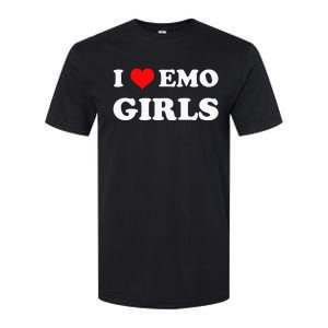 I Love Emo Softstyle CVC T-Shirt