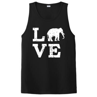 I Love Elephants PosiCharge Competitor Tank