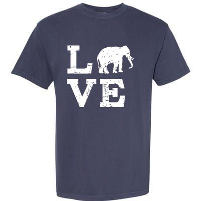 I Love Elephants Garment-Dyed Heavyweight T-Shirt