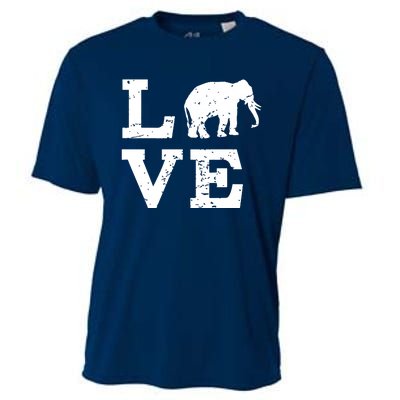 I Love Elephants Cooling Performance Crew T-Shirt