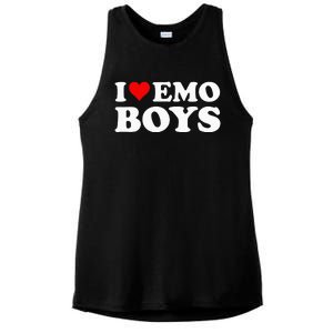 I Love Emo Ladies PosiCharge Tri-Blend Wicking Tank