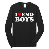 I Love Emo Long Sleeve Shirt