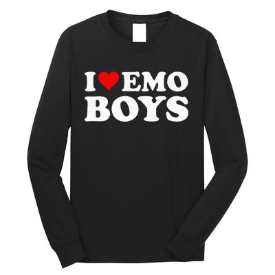 I Love Emo Long Sleeve Shirt