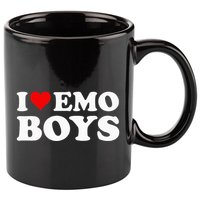 I Love Emo 11oz C Handle Ceramic Mug