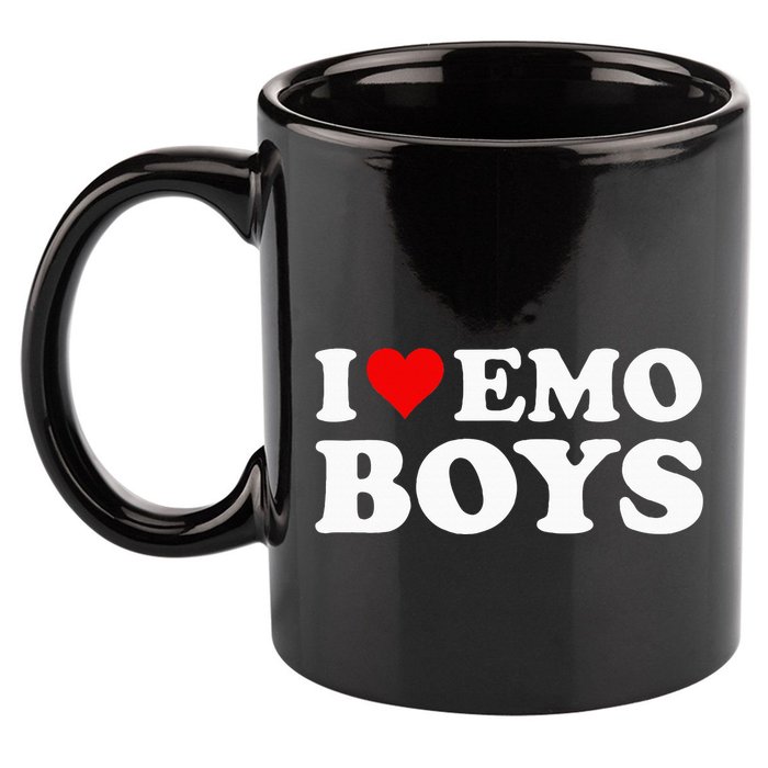 I Love Emo 11oz C Handle Ceramic Mug