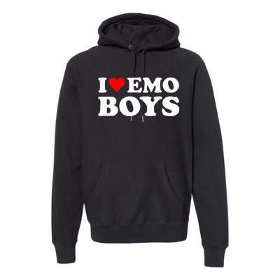 I Love Emo Premium Hoodie