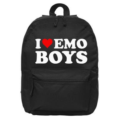 I Love Emo 16 in Basic Backpack