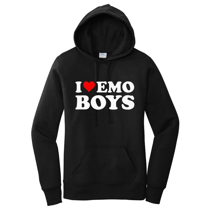 I Love Emo Women's Pullover Hoodie
